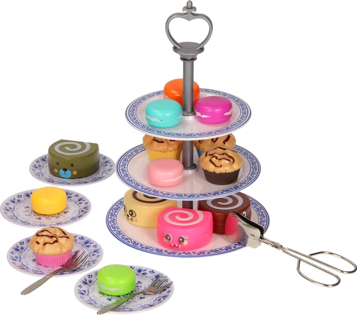 Zestaw do herbaty ZHONGJIEMING TOYS z piętrowym stojakiem 7910976 (8718012055858) - obraz 3