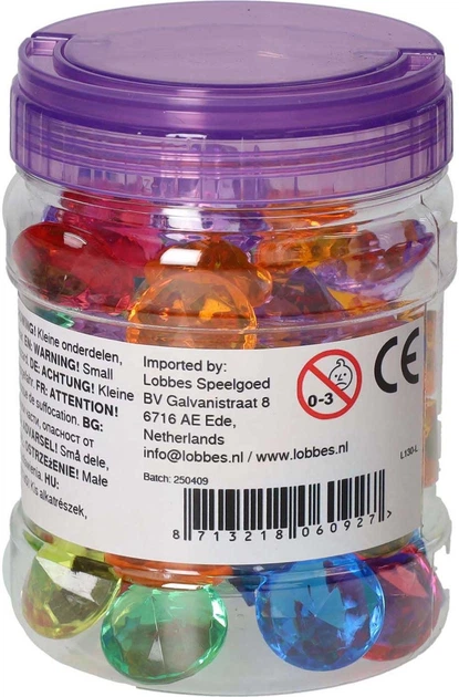 Zestaw do zabawy ZHONGJIEMING TOYS transparentne diamenty 60 szt 8190133 (8713218060927) - obraz 2