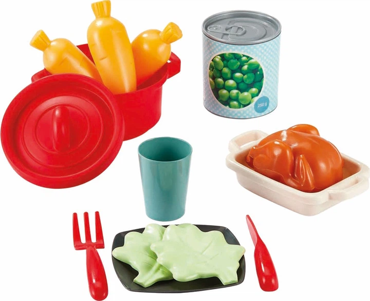 Іграшковий набір Ecoiffier 100% Chef посуд у коробці 1430579 (3280250126980) - зображення 5