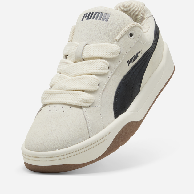 Женские кеды замшевые низкие Puma Park Lifestyle Easy 40070708 40 (6.5UK) 25.5 см Warm White/Black (4069156757608) - изображение 5
