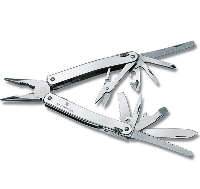 Мультитул Victorinox SwissTool Spirit X Plus Ratchet 36 функций 105 мм бит нейлоновый чехол (Vx30236.N) - изображение 2