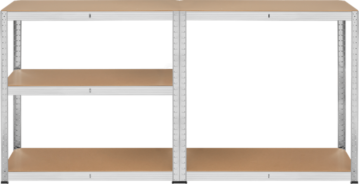 Regał metalowy Rebel 180 x 90 x 40 cm Srebrny (RB-1250) - obraz 5