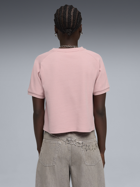 Футболка хлопковая короткая женская Puma Class Relaxed Pinnacle Tee 69187226 S Rosy Outlook (4069161881053) - изображение 2