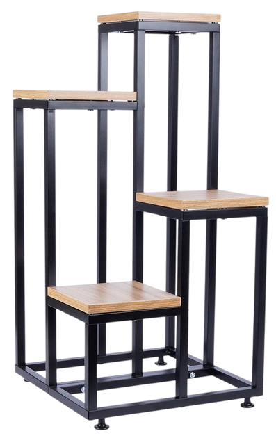 Стійка для квітів металева Vilde 4-рівнева 69 см Бежева (5904316455491) - зображення 2