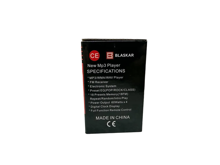 Автомагнітола 1DIN Blaskar BL-02183 (Bluetooth/2USB/MicroSD/AUX/FM) RGB підсвітка + пульт - изображение 9