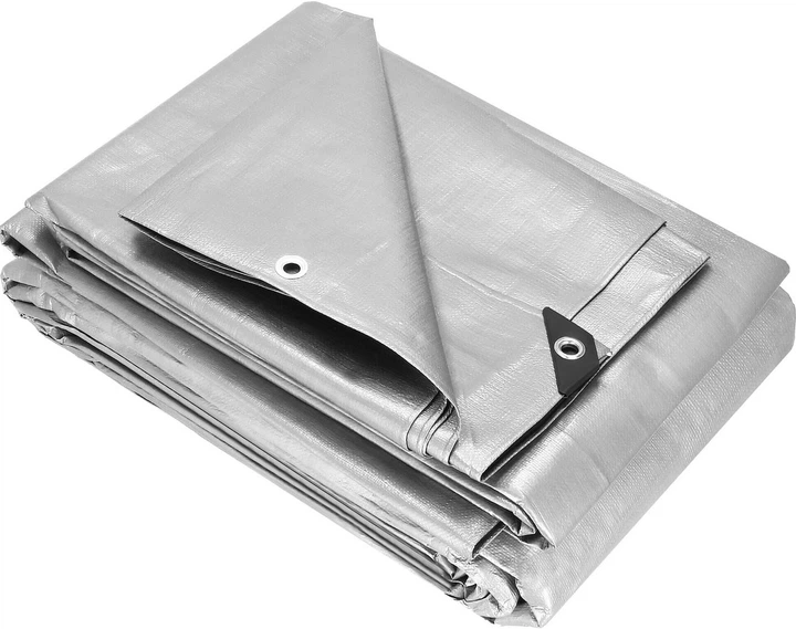 Брезент Springos 4 x 8 м 270 г/м2 Сірий (GA2153) - зображення 3