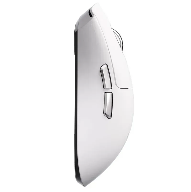 Бездротова ігрова миша MCHOSE K7 Ultra / Три режими підключення / PAW3950 / 42 000 DPI / White Silver - зображення 2