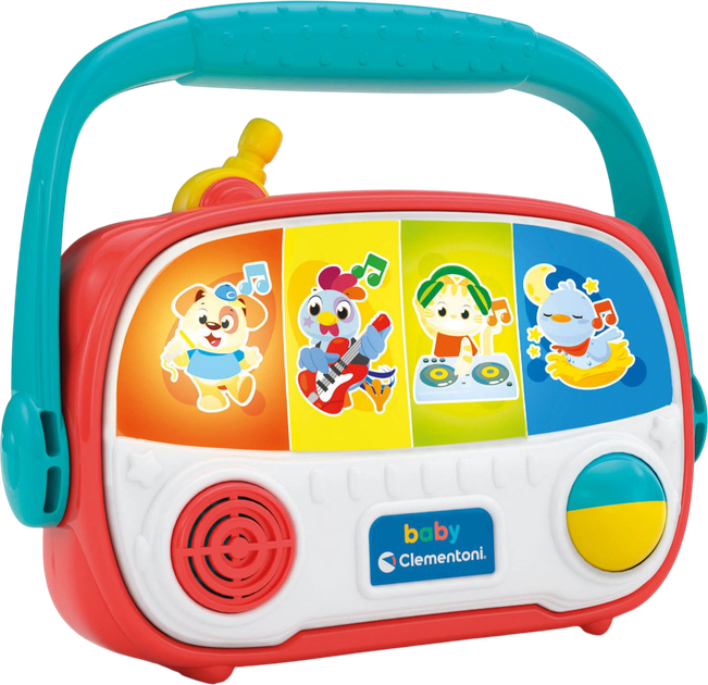 Interaktywna zabawka Clementoni Dziecięce radio (17524) (8005125175246) - obraz 2