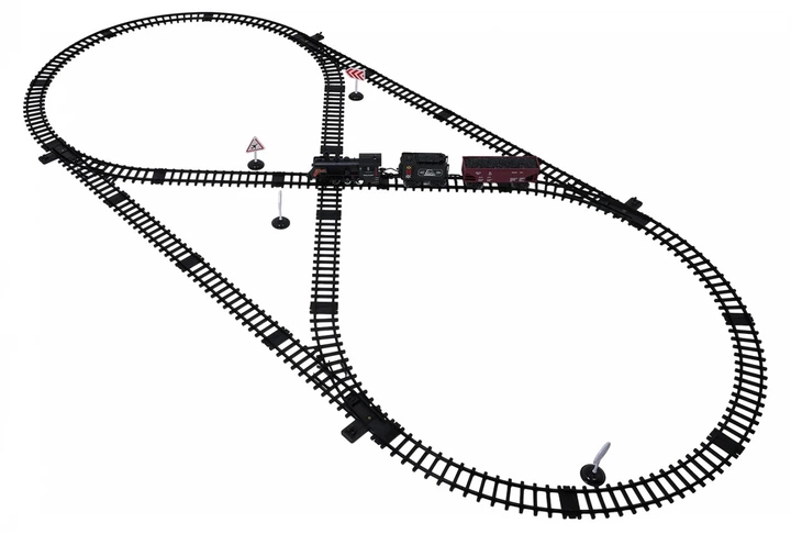 Kolejka Retro Silver Way z funkcją dymu świateł i dźwięku (5903864973136) - obraz 3