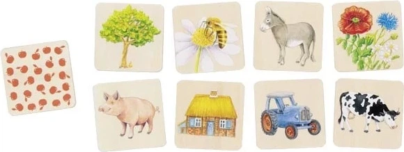 Настільна гра Goki Memo In the Countryside (4013594563000) - зображення 2