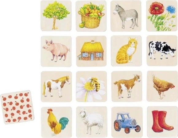 Настільна гра Goki Memo In the Countryside (4013594563000) - зображення 3