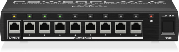 Цифровий розподільник сигналу Behringer POWERPLAY P16-D Ultranet 16-канальний (000-94401-00010) - зображення 2