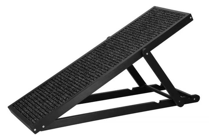 Пандус для собак Springos 3-ступінчастий 59 см DR0001 Чорний - зображення 3