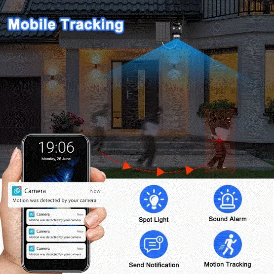 Беспроводная камера видеонаблюдения 2.4G/5G WiFi с солнечной панелью. - Фото 4 Беспроводная камера видеонаблюдения 2.4G/5G WiFi с солнечной панелью. - изображение 4