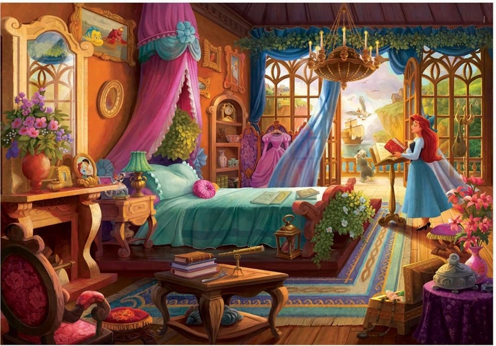 Puzzle Clementoni Disney Ariel – żyli długo i szczęśliwie 500 elementów (35156) (8005125351565) - obraz 2
