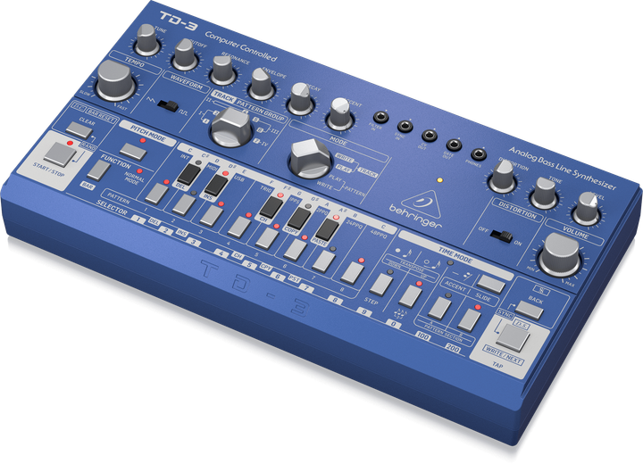 Синтезатор Behringer TD-3-BU басової лінії Blue (000-E2501-00010) - зображення 3