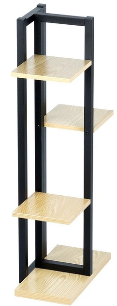 Стійка для квітів металева Vilde 4-рівнева 93 см Бежева (5904316472795) - зображення 3