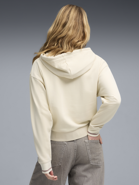 Толстовка на молнии с капюшоном женская Puma Class Comfort Full-Zip Hoodie Tr 69187887 XL Alpine Snow (4069161879876) - изображение 2
