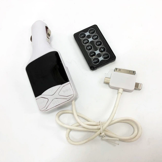 Автомобільний FM Трансмітер модулятор CM I19A SD/Usb, Фм трансмітер модулятор блютуз в прикурювач - изображение 5