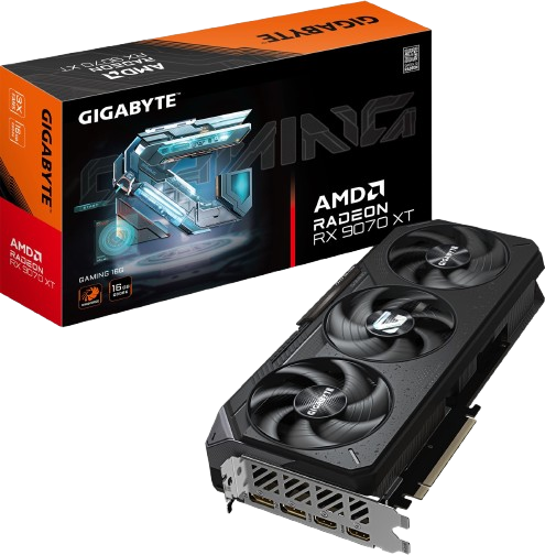 Відеокарта AMD Radeon RX 9070 XT 16GB Gigabyte Gaming (GV-R9070XTGAMING-16GD) - изображение 3