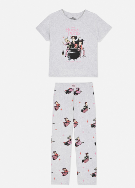 Женская пижама Primark Hocus Pocus Boyfriend Pajama Set XS для дома и сна Серый (8622) - Фото 5 Женская пижама Primark Hocus Pocus Boyfriend Pajama Set XS для дома и сна Серый (8622) - изображение 5