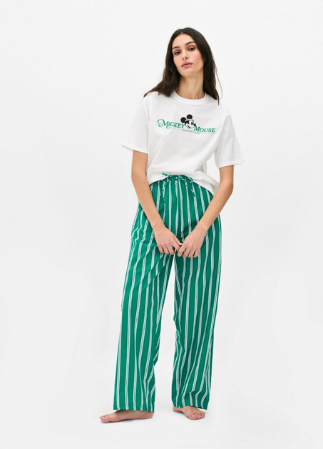 Женская пижама Primark Disney’s Print Pyjamas XS для дома и сна Зеленый (8644) - изображение 2
