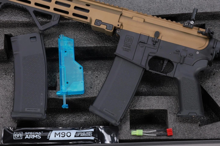 Страйкбольна штурмова гвинтівка Specna Arms SA-E22 EDGE HAL 2 ETU Gen. 2 Chaos Bronze - изображение 11