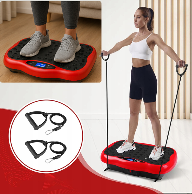 Вібраційна Платформа Vibro Slim – фітнес-тренажер і масажер до 150 кг - зображення 6