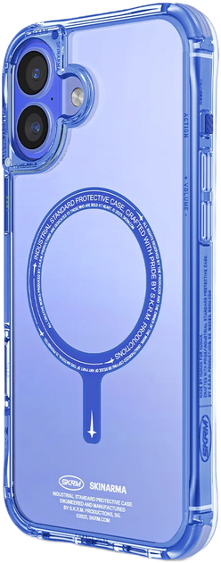 Etui SkinArma Saido Mag Charge do Apple iPhone 16 Plus Blue (8886461245974) - obraz 3
