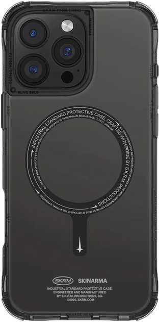 Etui SkinArma Saido Mag Charge do Apple iPhone 16 Pro Black (8886461246018) - obraz 2