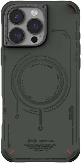 Etui SkinArma Mecha Mag Charge do Apple iPhone 16 Pro Max Olive (8886461246391) - obraz 2