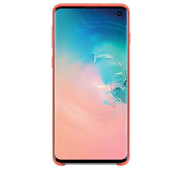 Чохол Silicone Cover для Samsung Galaxy S10 (G973) (EF-PG973THEGRU) Berry Pink - зображення 3