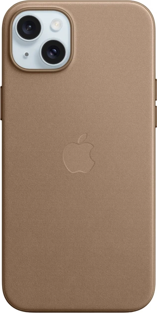 Чохол FineWoven with MagSafe для Apple iPhone 15 Plus (MT473) Taupe - Фото 1 Чохол FineWoven with MagSafe для Apple iPhone 15 Plus (MT473) Taupe - зображення 1