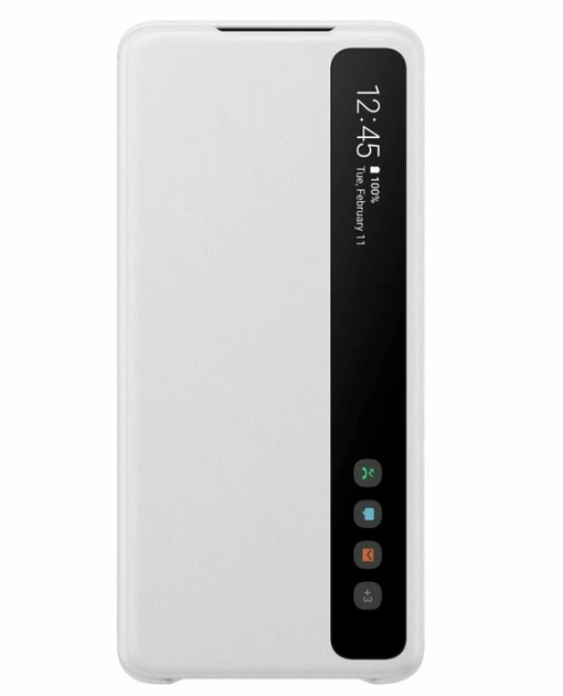 Чохол-книжка Clear View Cover для Samsung Galaxy S20 Plus (G985) (EF-ZG985CWEGRU) White - Фото 1 Чохол-книжка Clear View Cover для Samsung Galaxy S20 Plus (G985) (EF-ZG985CWEGRU) White - изображение 1