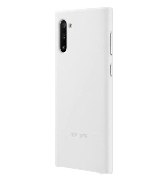Чохол Leather Cover для Samsung Galaxy Note 10 (N970) (EF-VN970LWEGRU) White - изображение 2