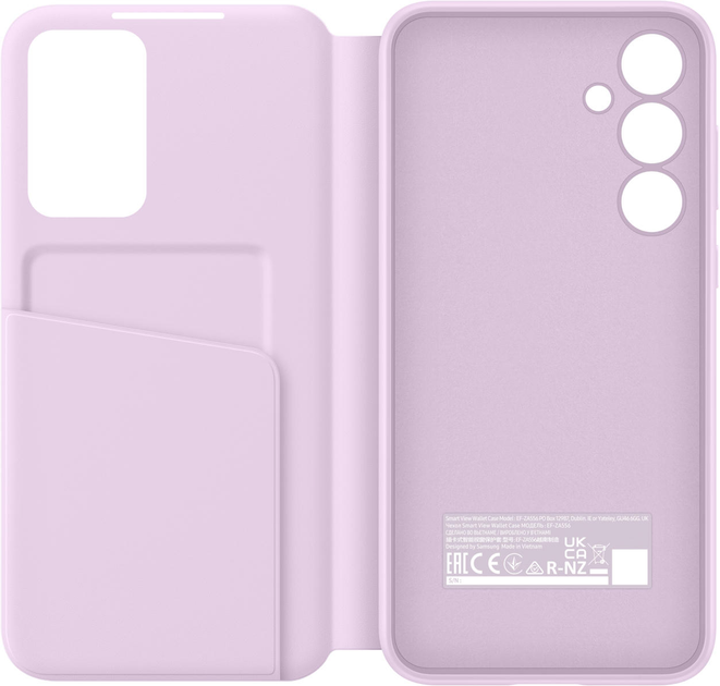 Чохол-книжка Smart Clear View Cover для Samsung Galaxy A55 (A556) (EF-ZA556CVEGWW) Lavender - изображение 5