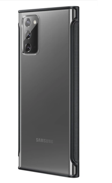 Чохол Clear Protective Cover для Samsung Galaxy Note 20 (N980 / N981) (EF-GN980CBEGRU) Black - Фото 2 Чохол Clear Protective Cover для Samsung Galaxy Note 20 (N980 / N981) (EF-GN980CBEGRU) Black - зображення 2