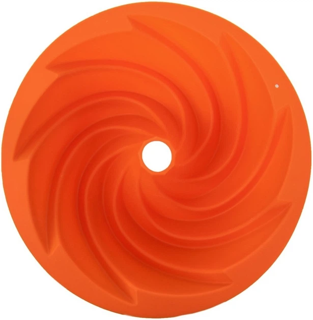 Форма для кексів Orion Sillinie силіконова з отвором помаранчева 23.5 см (8592381169800) - зображення 2