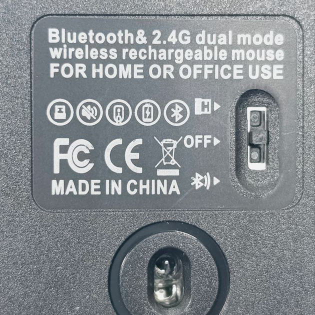 Беспроводная игровая мышь T1&T2GAME MOUSE 6D Бесшумная DPI 800-1200-1600 Li-Ion BT+2.4G Black - изображение 11