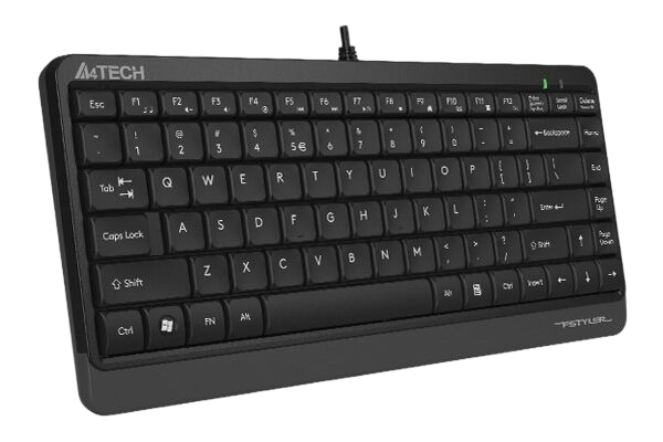 Клавіатура A4Tech FK11 Ukr Grey - зображення 2