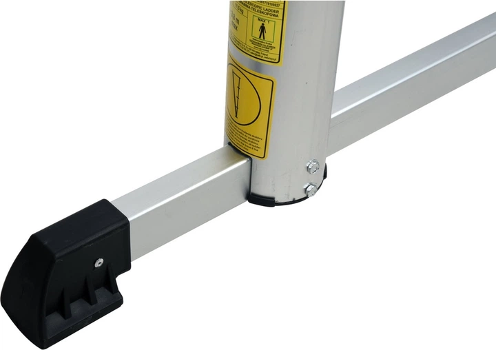 Драбина розкладна алюмінієва VOREL телескопічна 3.8 м 48 x 8 x 380 см 17701 (5906083177019) - зображення 4