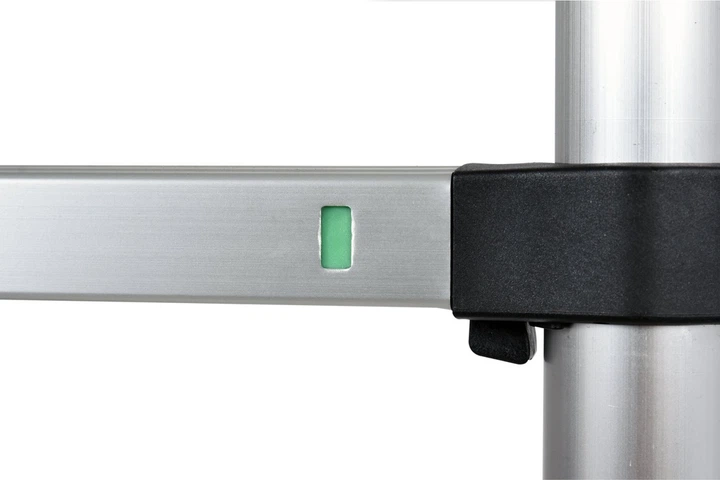 Драбина розкладна алюмінієва VOREL телескопічна 3.8 м 48 x 8 x 380 см 17701 (5906083177019) - зображення 8