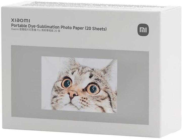 Papier Fotograficzny Xiaomi Portable Dye-Sublimation Photo Paper 20 szt (BHR082PGL) - obraz 2