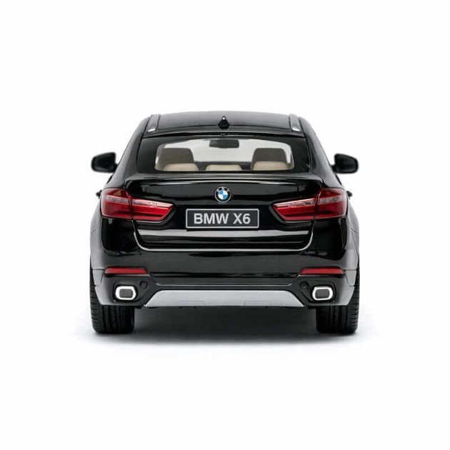 Игрушечная машинка Автопром BMW X6 1:32, 14 см, черная — металлическая модель со светом, звуком и инерционным ходом, арт. 68311-2 - изображение 3