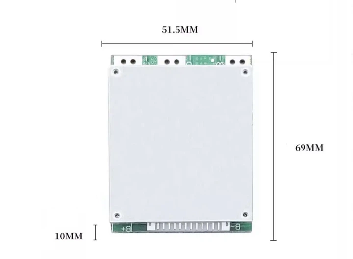 BMS контролер (плата захисту li-Ion) 13S 35A 48V - зображення 2