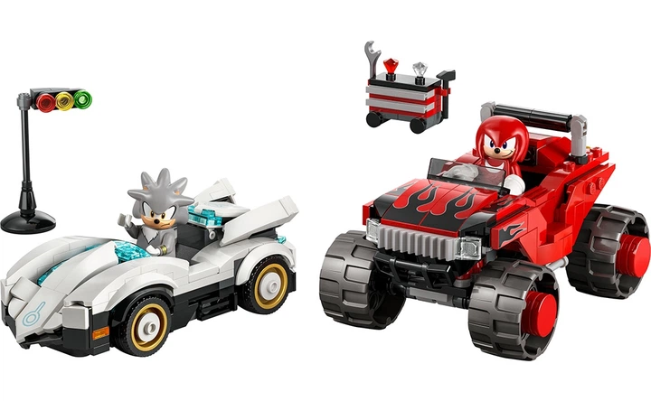Конструктор LEGO Автомобіль Сільвера vs. монстр вантажівки Наклза 378 деталей (77118) - изображение 3