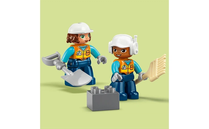 Конструктор LEGO 3-в-1 Будівельний майданчик і техніка 84 деталей (10476) - изображение 8