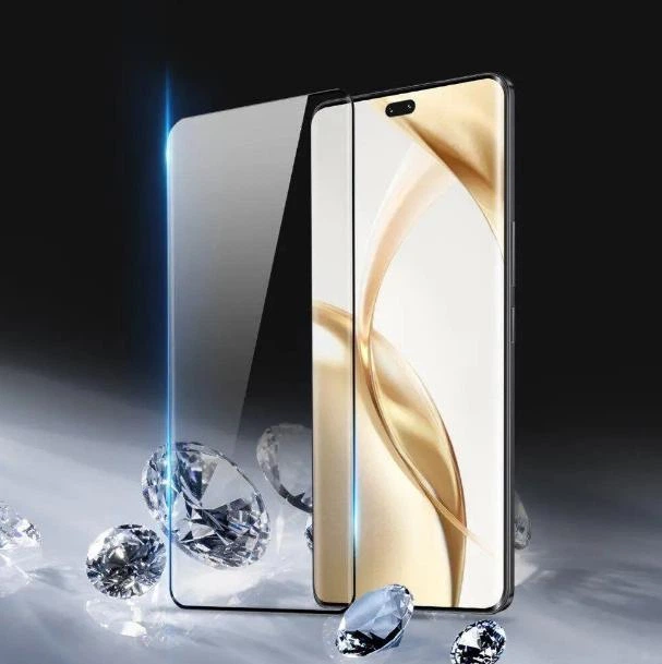 Защитное стекло для Honor 200 Pro (5G) / проклейка по всей плоскости экрана - Фото 2 Защитное стекло для Honor 200 Pro (5G) / проклейка по всей плоскости экрана - изображение 2