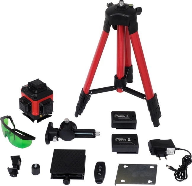 Laser zielony YATO YT-30415 16-liniowy 4D z akcesoriami i statywem (5906083115660) - obraz 15