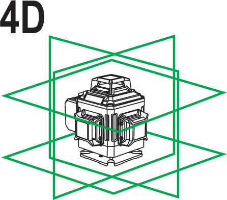 Laser zielony YATO YT-30415 16-liniowy 4D z akcesoriami i statywem (5906083115660) - obraz 19